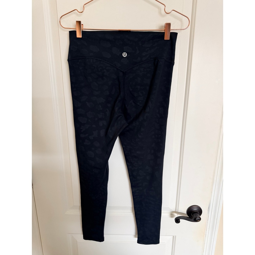Lululemon‎ Leggings Womens align HR 23 Black Leopard Camo 4 6 8 10